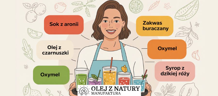 5 zdrowych naturalnych napojów na poprawę odporności
